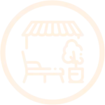 Terraza con asadores