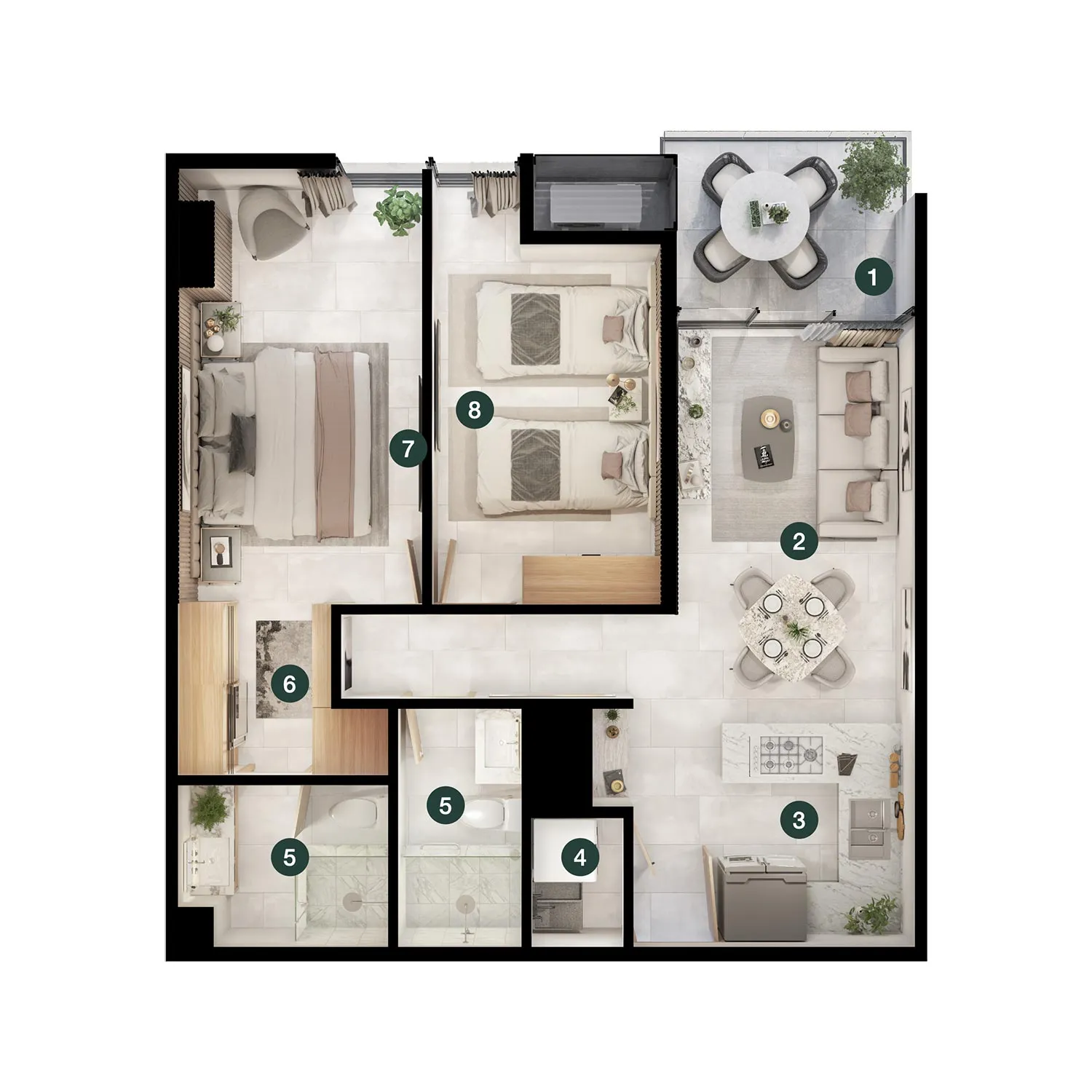 Tipología A Torre 1