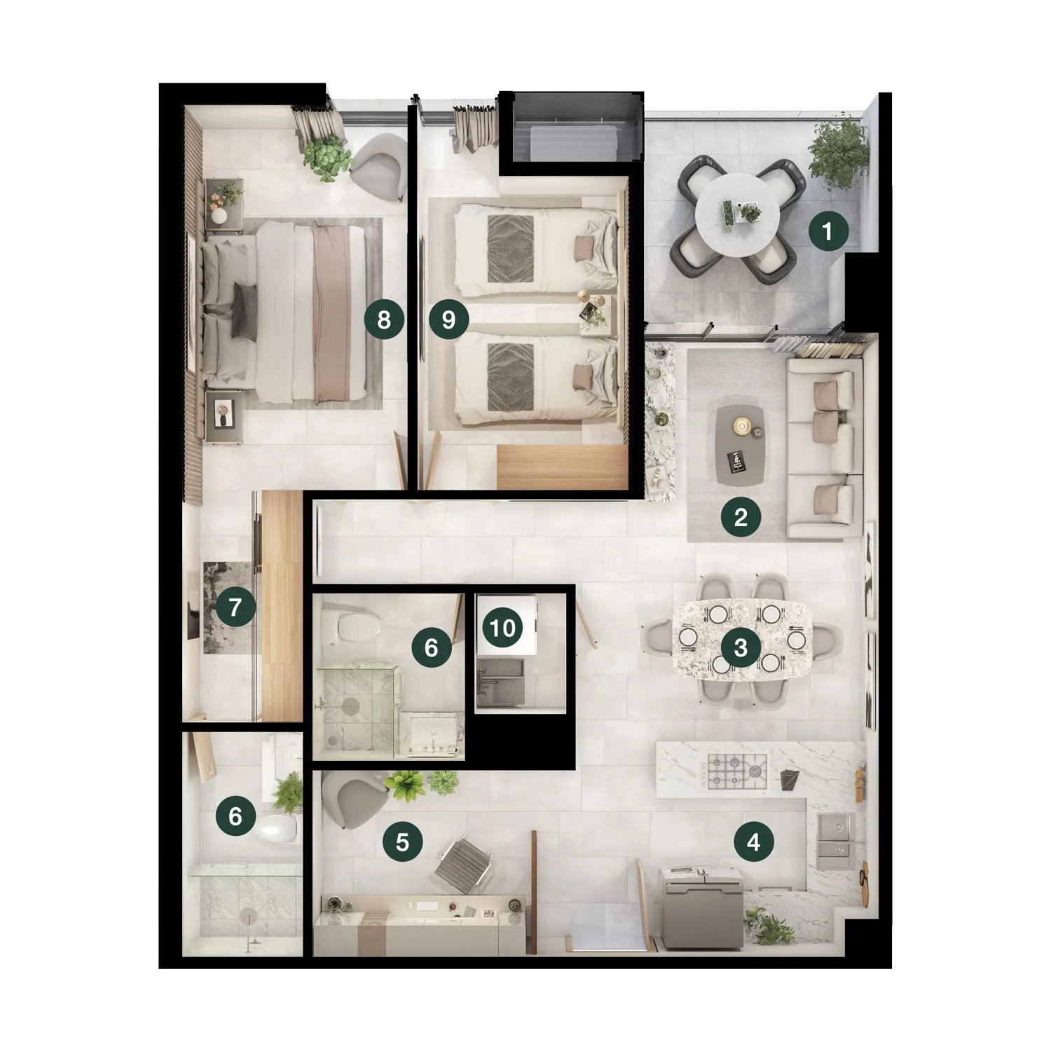 Tipología B Torre 1